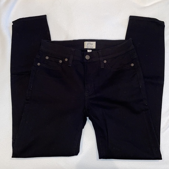 J.Crew 8" Toothpick Jean in Black - Picture 3 of 3